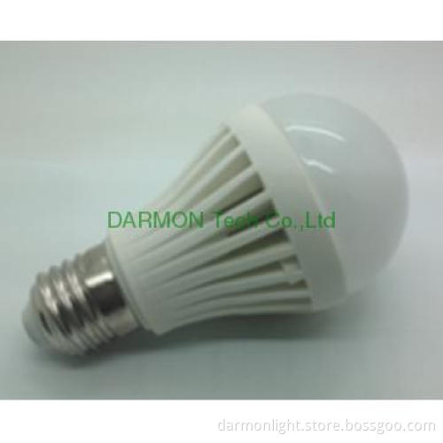 5W E27 bulb hot selling with good heat dissipation Ceramic body